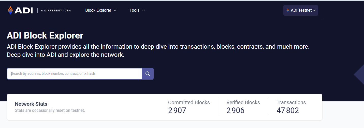 block explorer