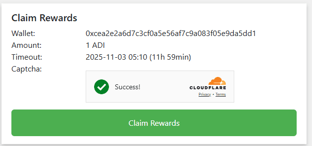 claim rewards